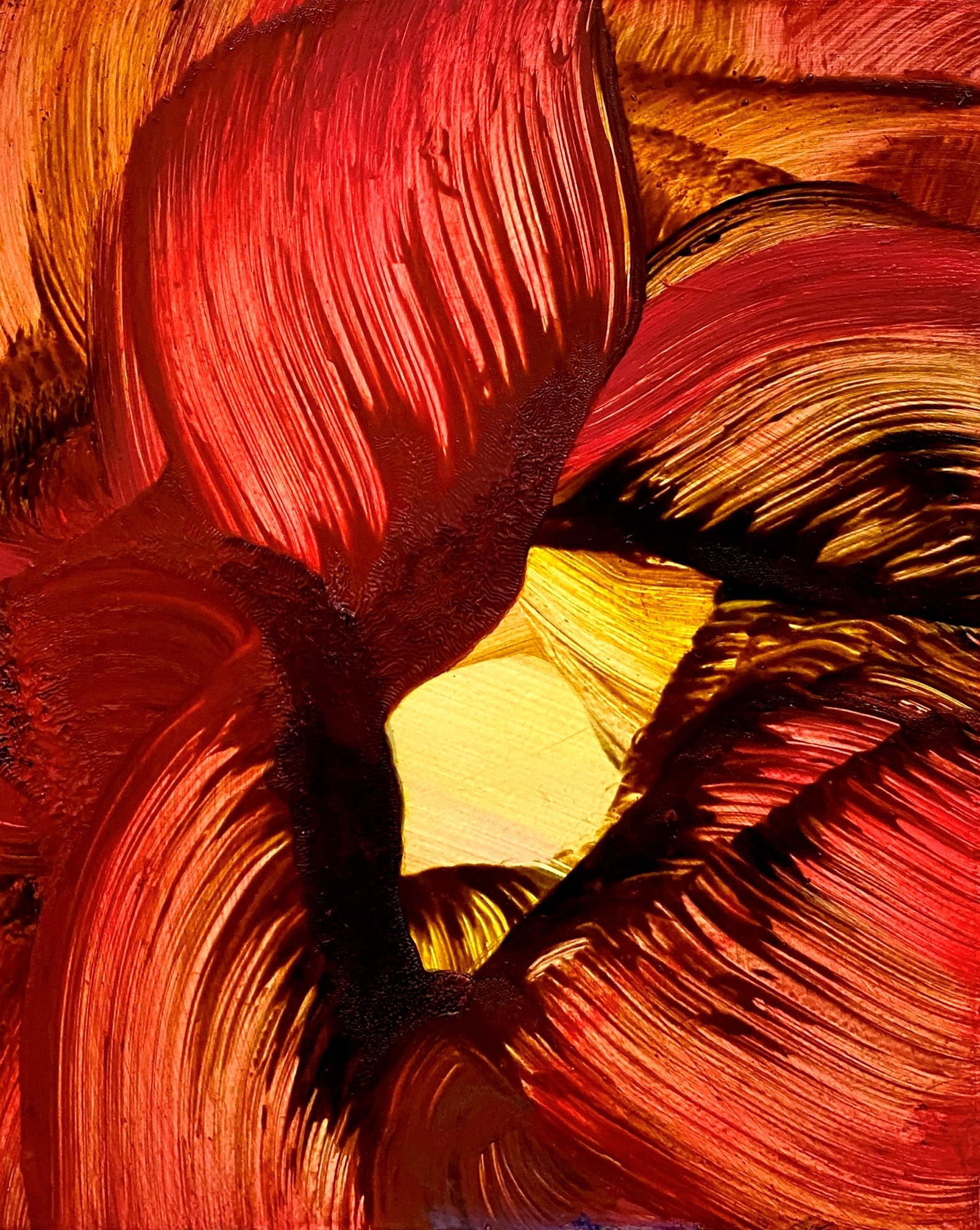 Isa Dahl: Bild ‚borst, hugs and flowers (38)‘ (2026) (Unikat)
