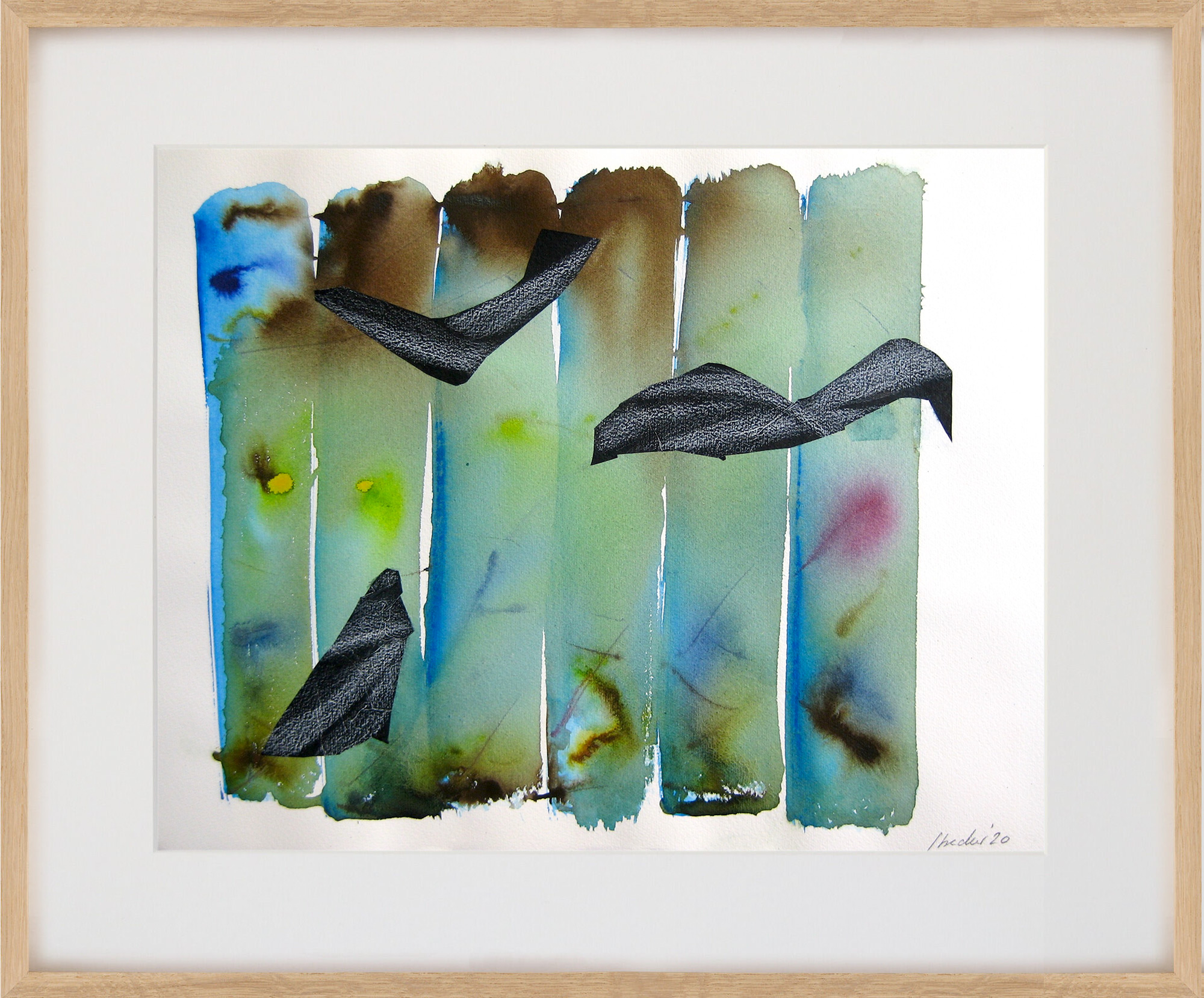 Renée Strecker: Bild ‚Flying away I‘ (2020) (Unikat)