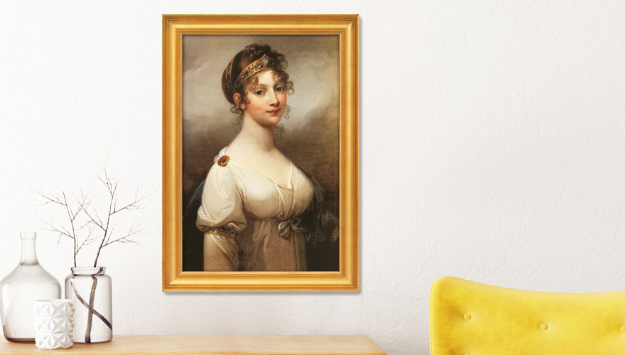 Portrait Painting: Joseph Grassi - Picture 'Luise, Queen of Prussia'