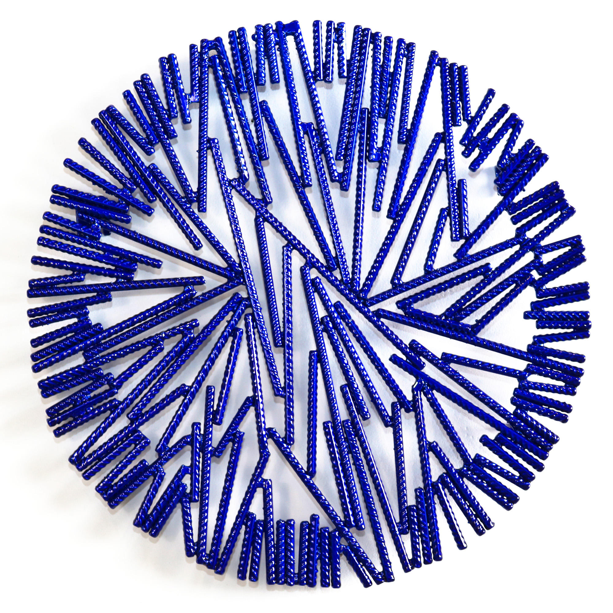 Christine Liebich: Wandobjekt ‚Fragment Round Ocean‘ (2025) (Unikat)