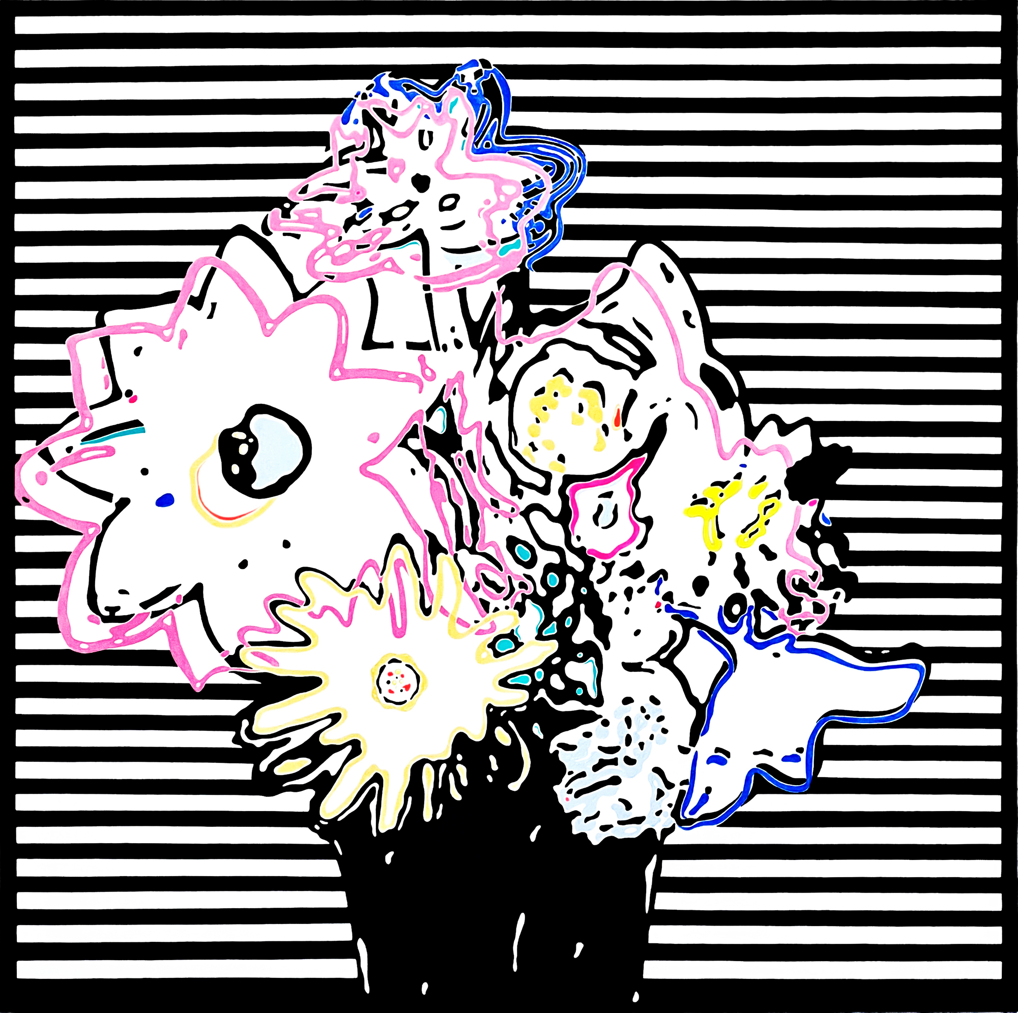 Janos Schaab: Bild ‚flowers_for_livy‘ (2024) (Unikat)