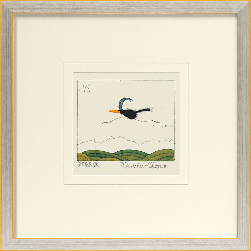 Picture "Zodiac Sign Capricorn (22.12.-20.1.)", framed by Michael Ferner