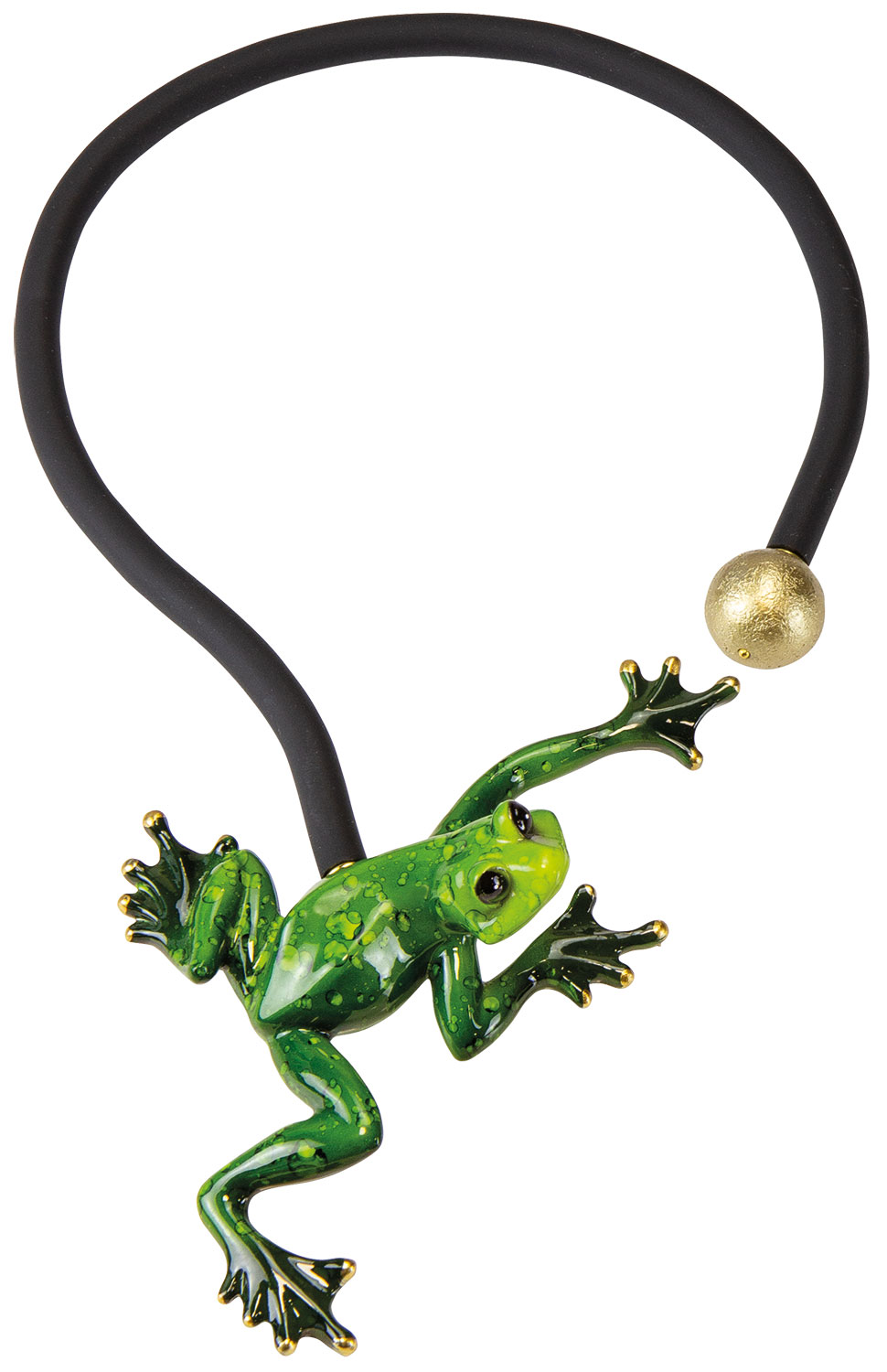 Necklace "Frog" by Anna Mütz