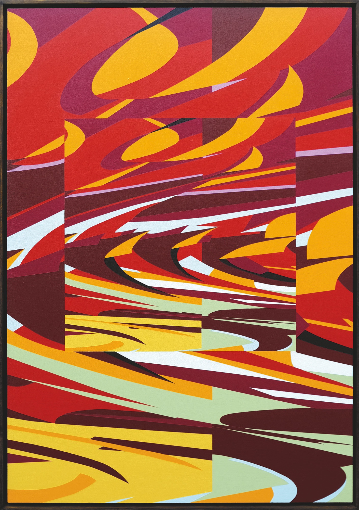 Christian KERA Hinz: Bild ‚o.T. 195_25‘ (2025) (Unikat)