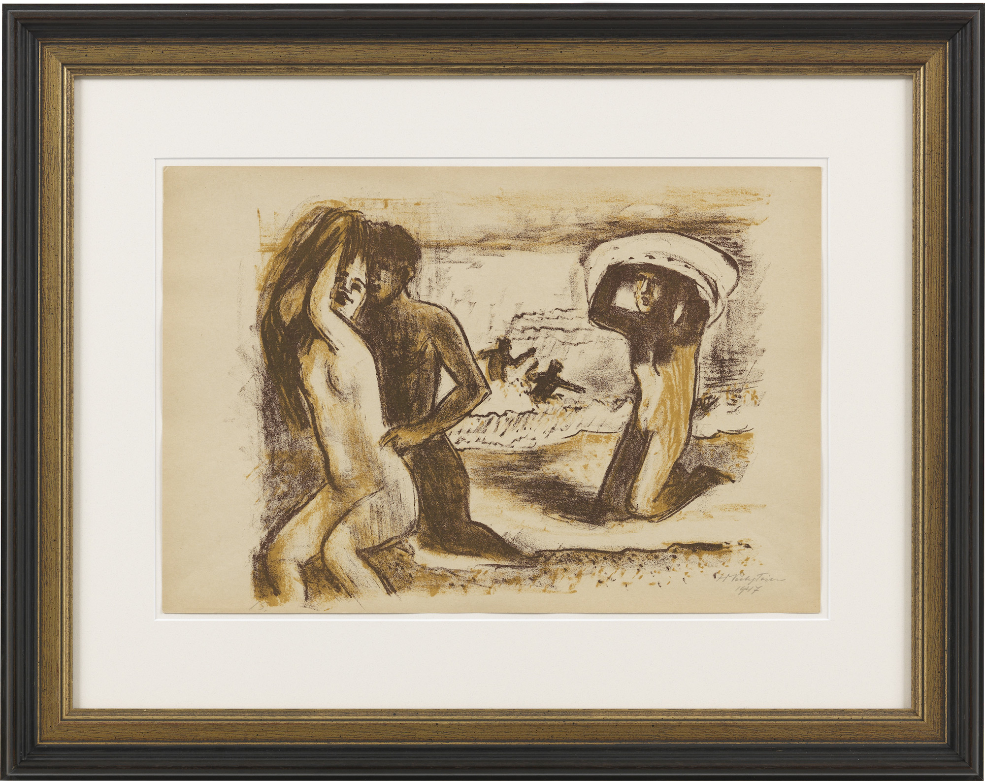Max Pechstein: Bild ‚Die Werbung‘ (1947)