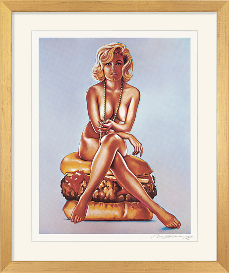 Mel Ramos: Bild ‚Virnaburger‘ (1965)