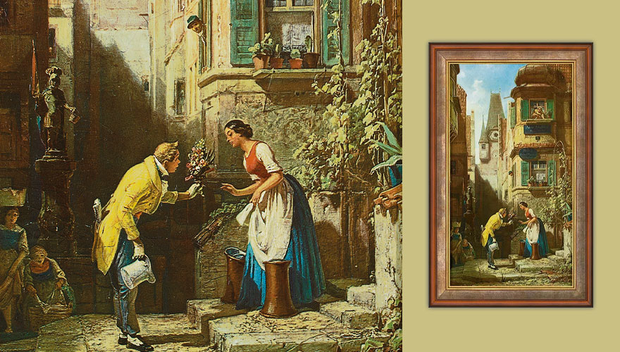 Carl Spitzweg: Picture 'The Eternal Bridegroom'