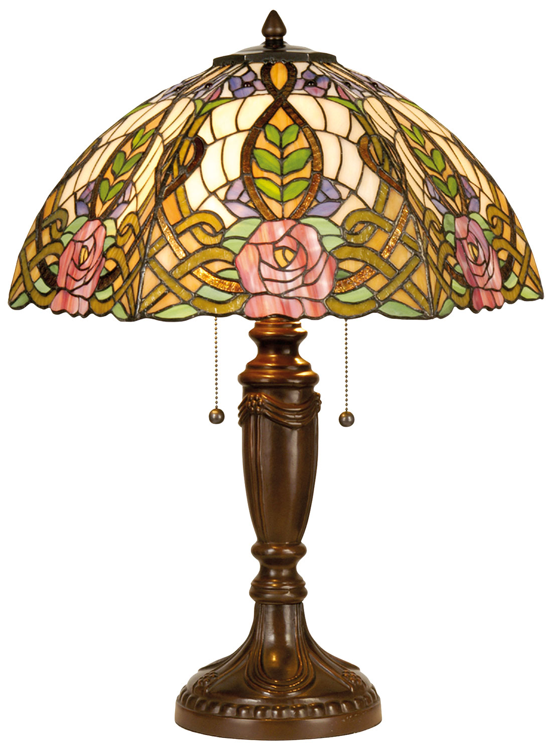 Table lamp "Roses" - after Charles Rennie Mackintosh