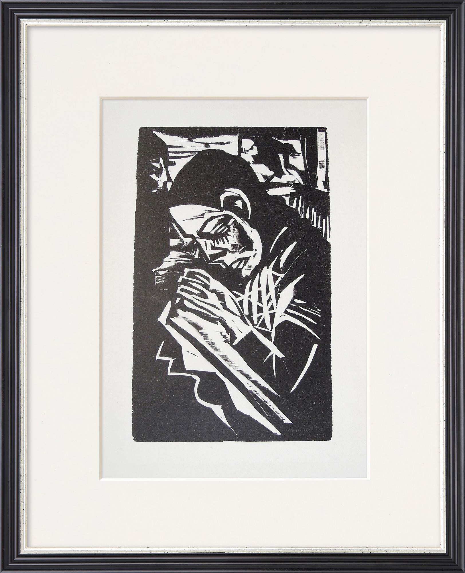 Ernst Ludwig Kirchner: Bild ‚Stickendes Mädchen‘ (1923/1985)
