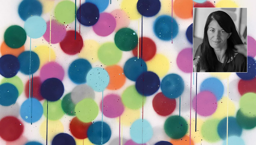 Astrid Stoeppel: 'Spraydots #6'