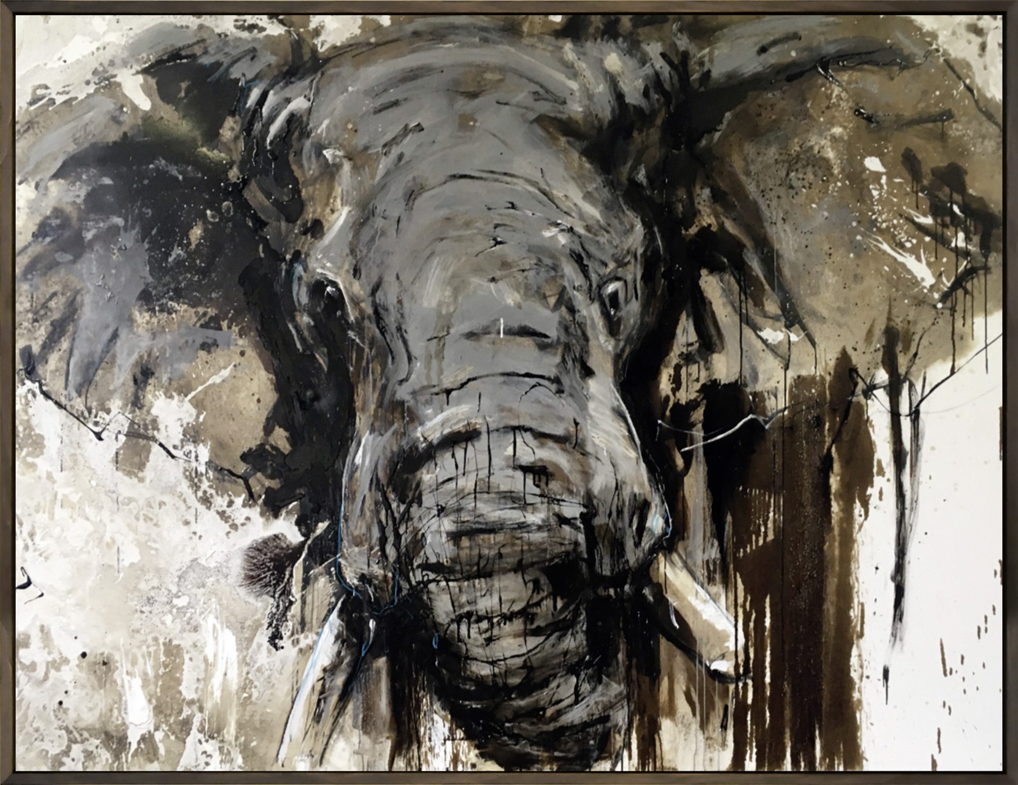Bild "Elefant 109" (2020) (Unikat) von Ralf Koenemann