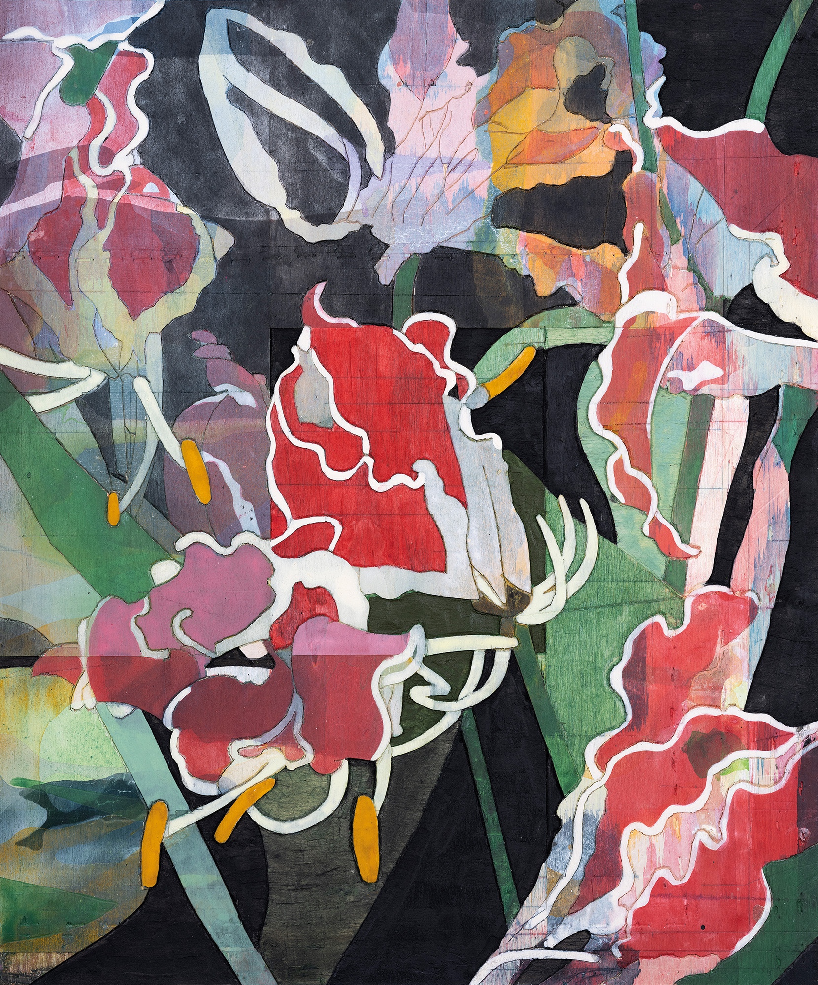 Detlef Waschkau: Wandobjekt ‚Gloriosa‘ (2025) (Unikat)