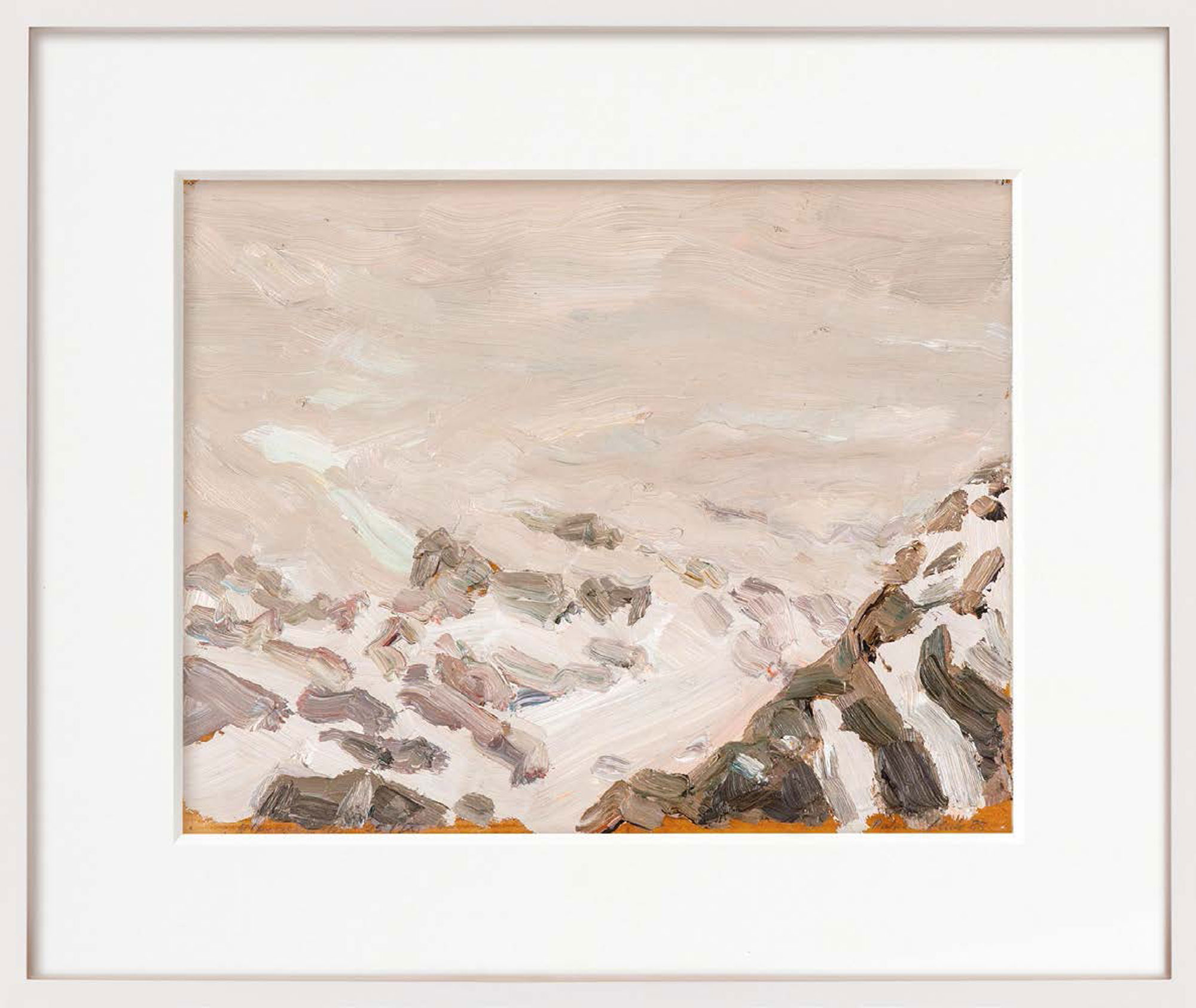 Ralph Fleck: Bild ‚Alpenstück 25 IX‘ (1988) (Unikat)