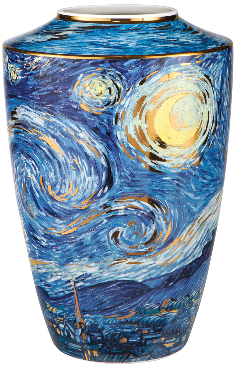 Porcelain vase "Starry Night" by Vincent van Gogh