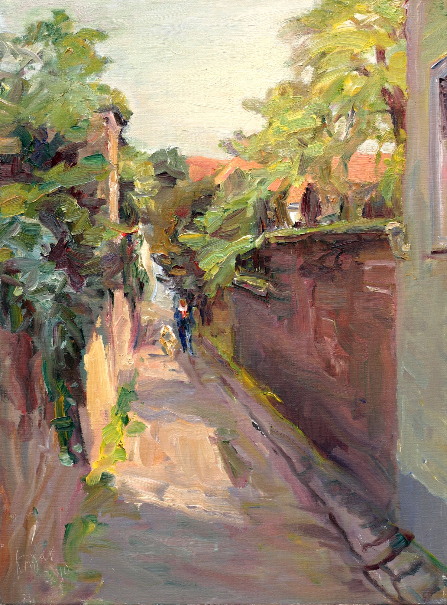 André Krigar: Bild ‚Kleiner Gang (Himmelsgasse)‘ (2010) (Unikat)