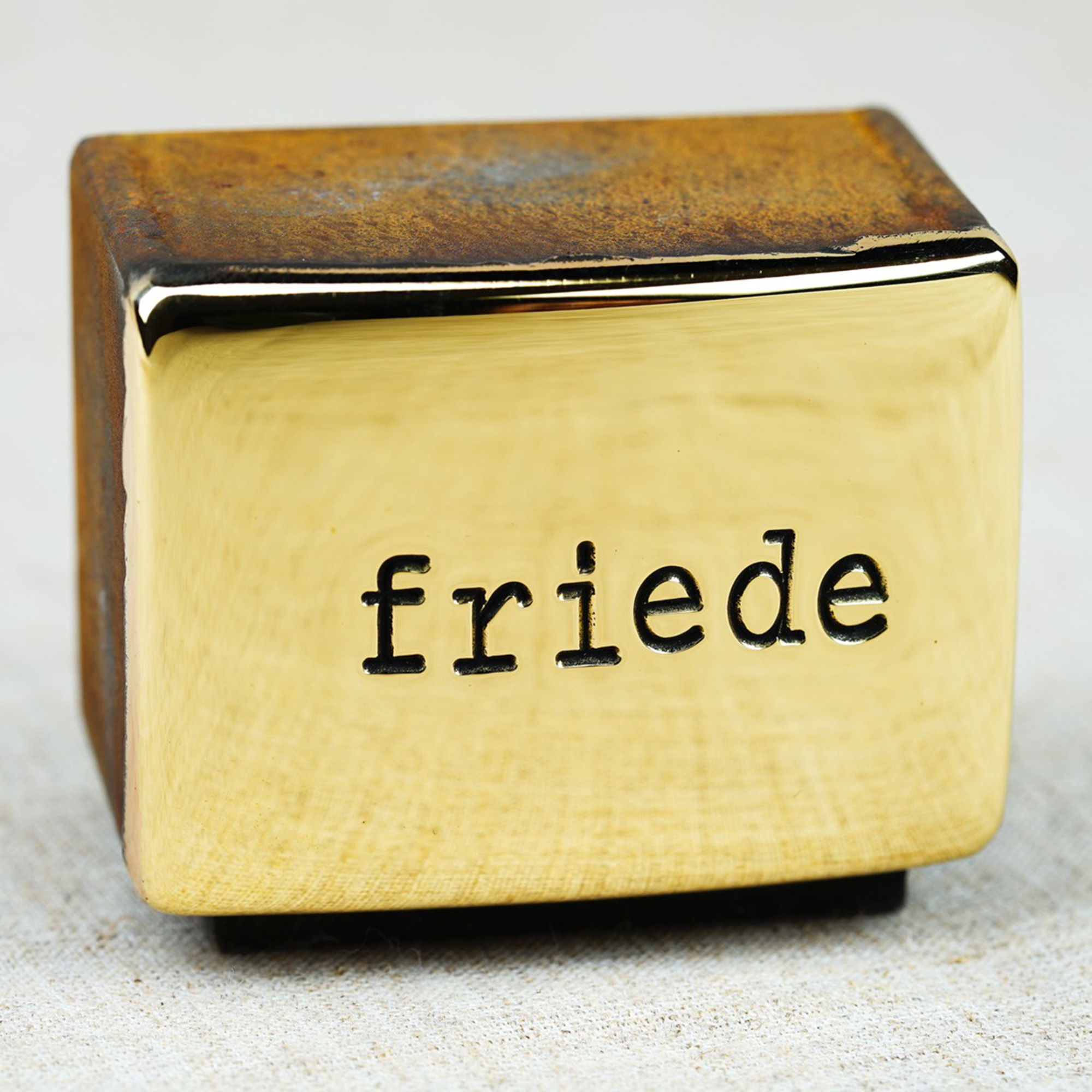 Jan M. Petersen: Skulptur ‚Friede‘ (2025) (Unikat)