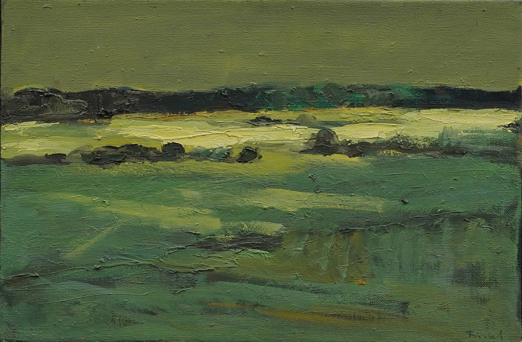 Lutz Friedel: Bild ‚Luch im Havelland‘ (2011) (Unikat)