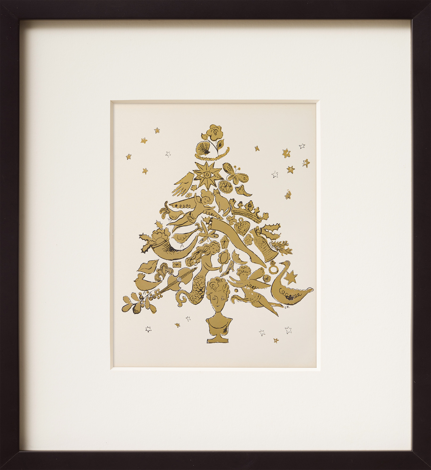 Andy Warhol: Bild ‚Christmas Tree‘ (1957)