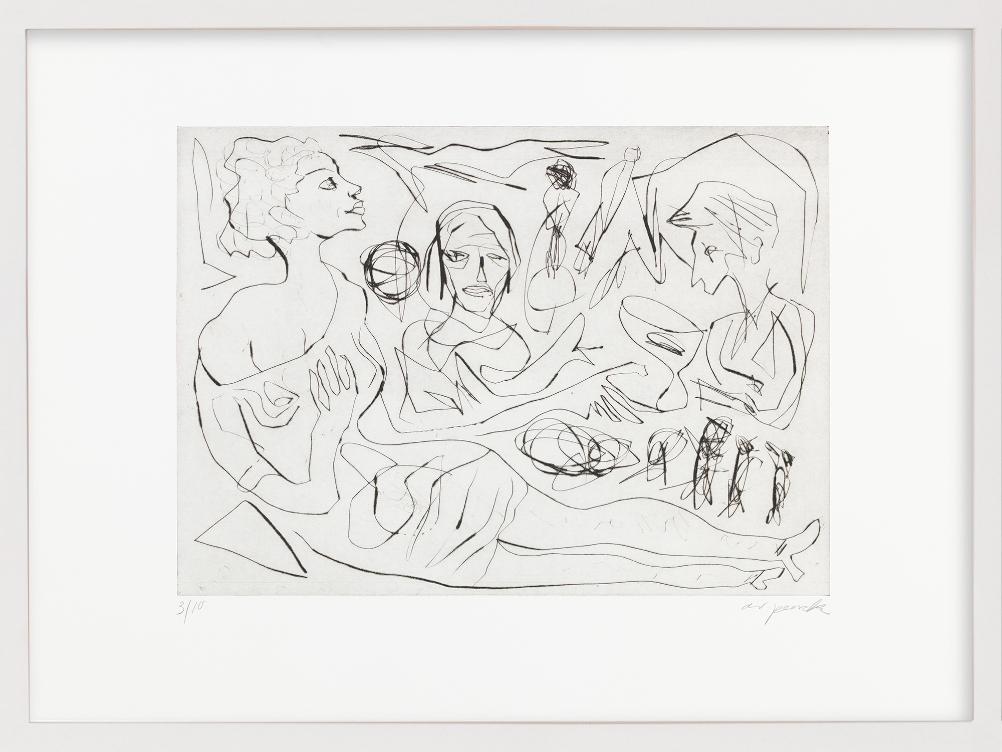 A. R. Penck: Bild ‚Minirock‘ (1988)
