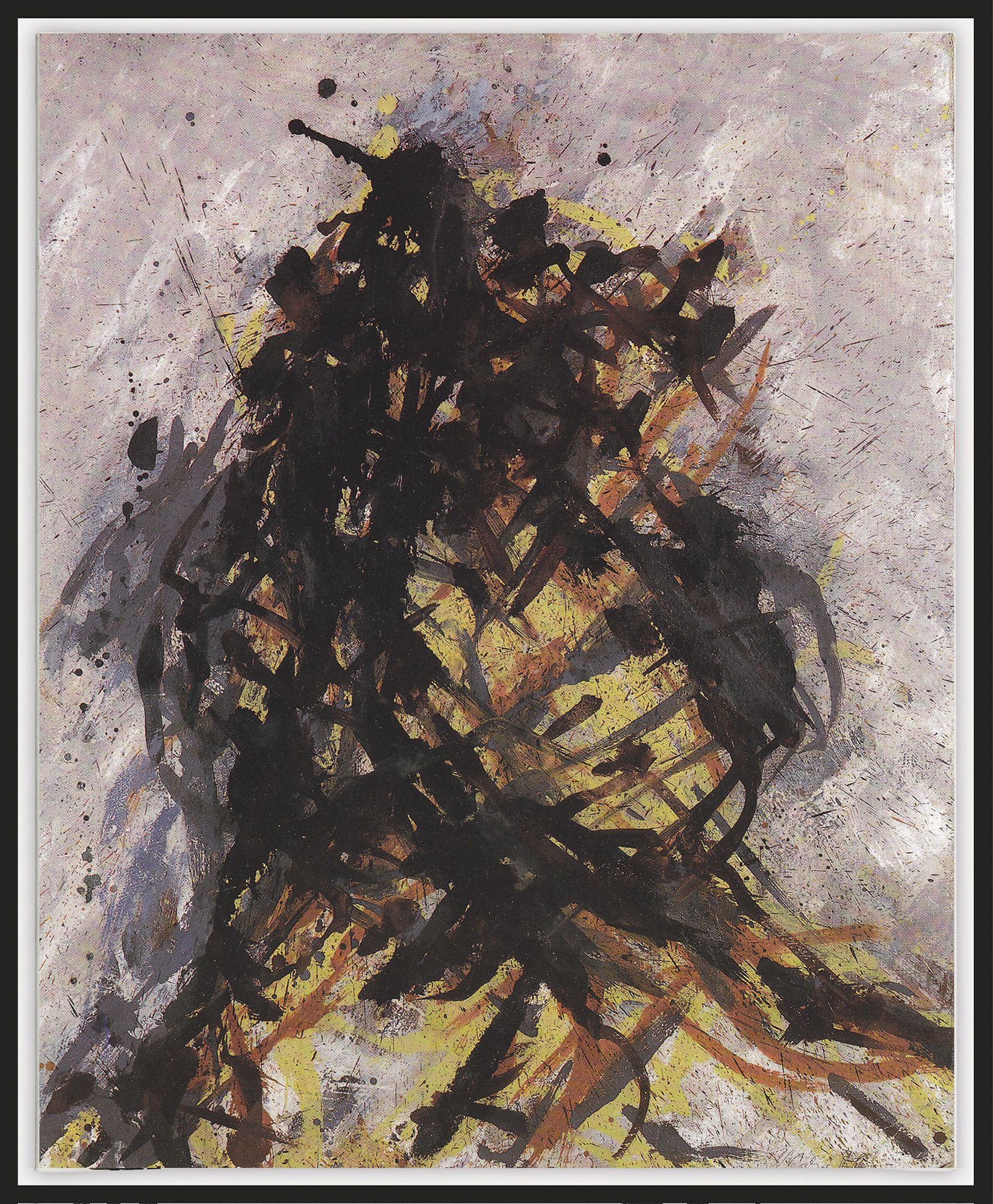 Max Uhlig: Bild ‚Elbe Treibholz‘ (1976-77) (Unikat)