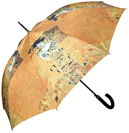Stick umbrella "Adele" by Gustav Klimt
