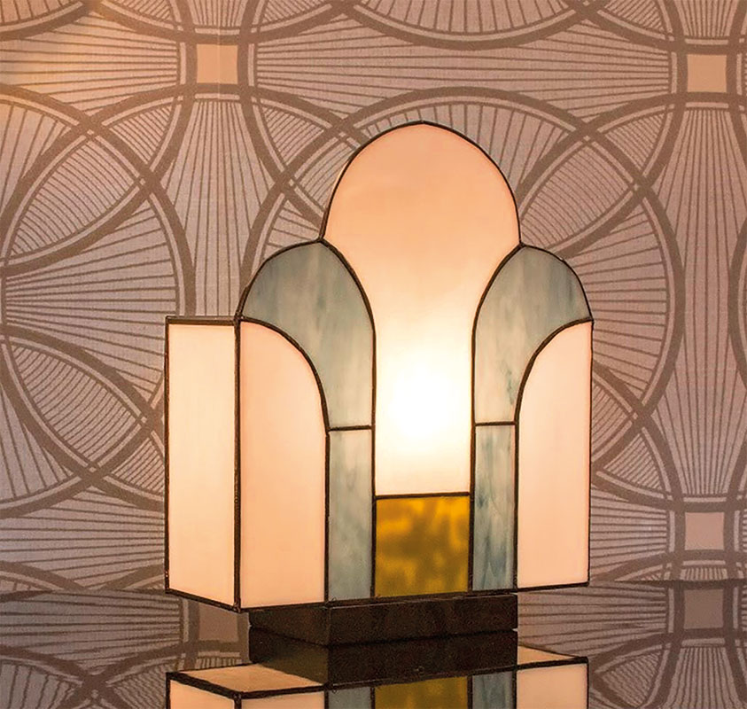 Art Deco table lamp "Window"