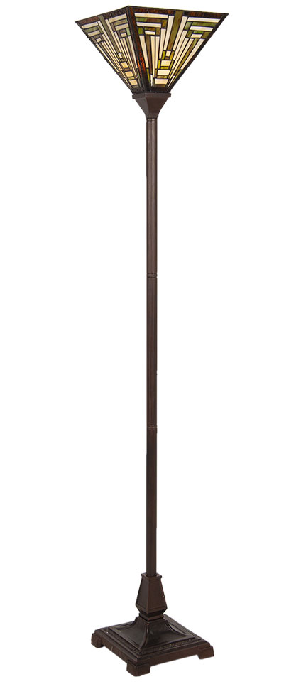 Floor lamp "Rayonnement" - after Louis C. Tiffany