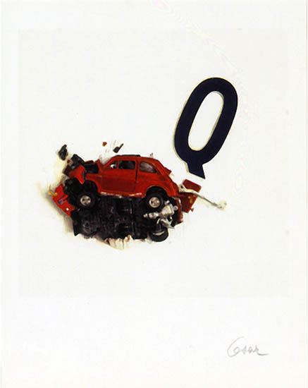 Bild "La lettera Q", ungerahmt von César