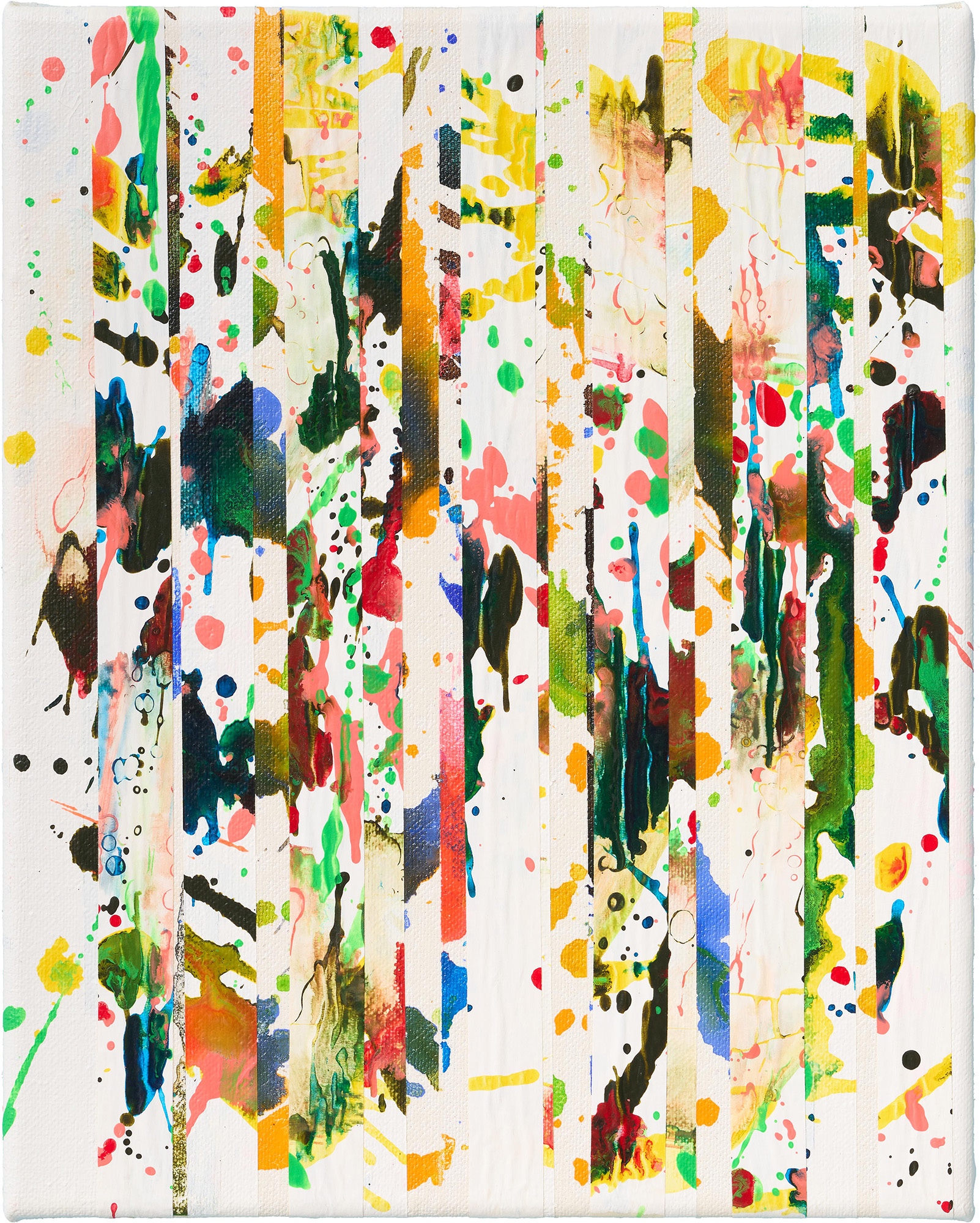Ruri Matsumoto: Bild ‚Dropping Line shining color and space #2‘ (2025) (Unikat)