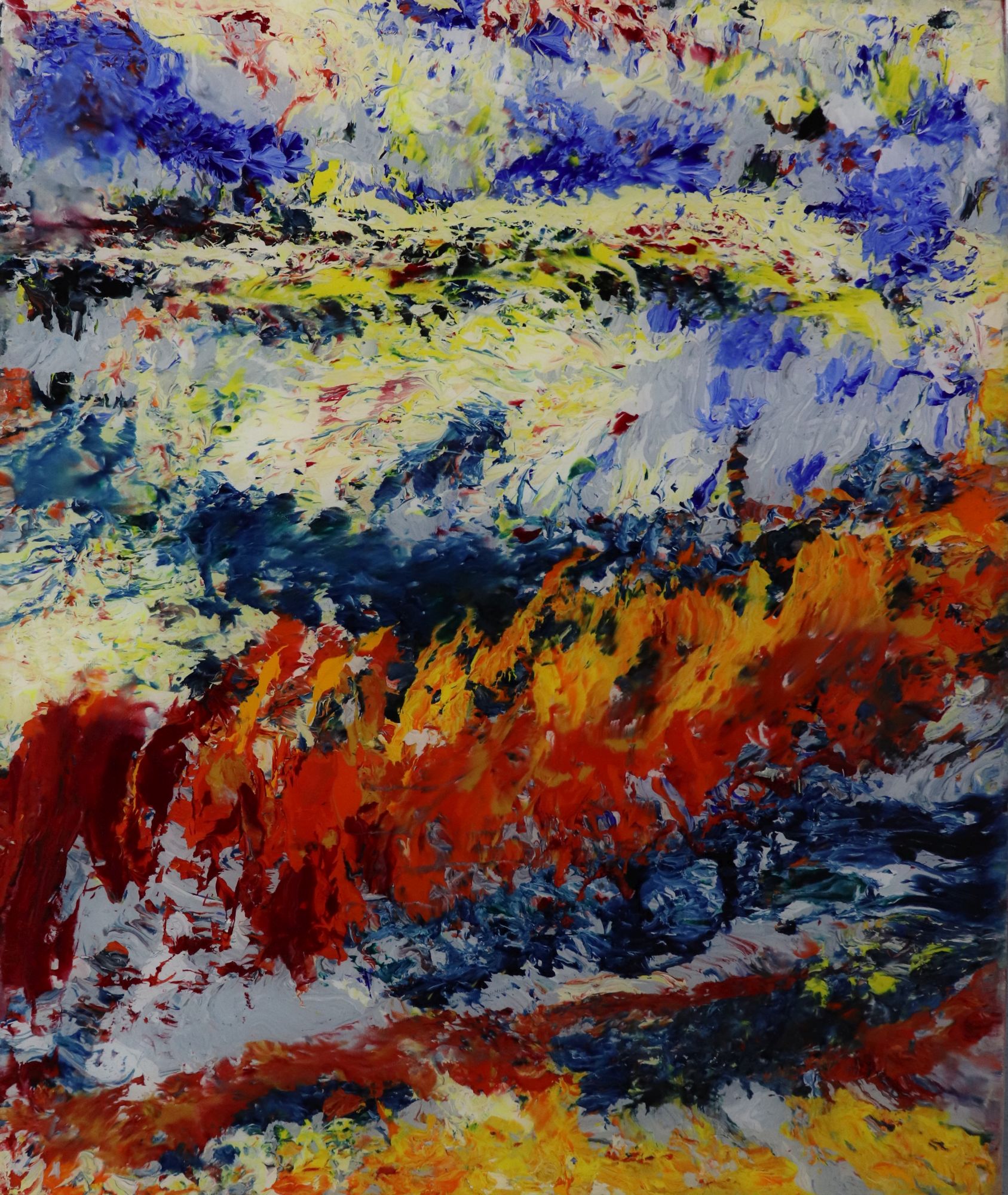 Renée Strecker: Bild ‚20, Impression III‘ (2020) (Unikat)