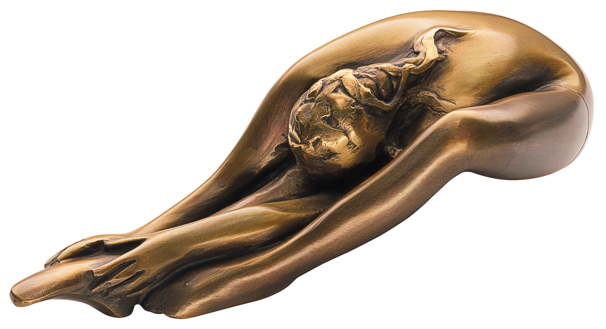 Skulptur "Donna che si veste", Bronze von Bruno Bruni