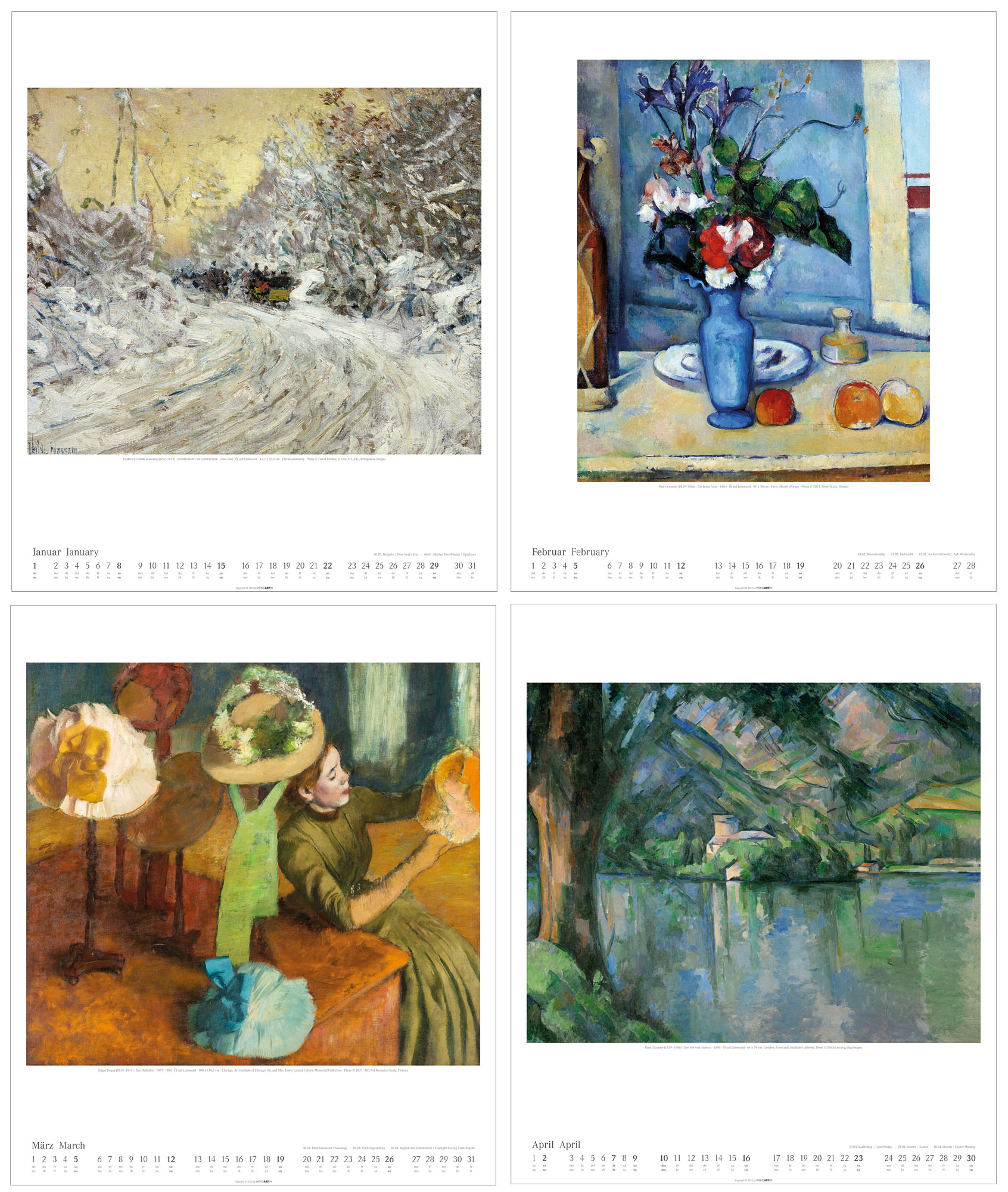 Künstlerkalender "Impressionismus" 2023
