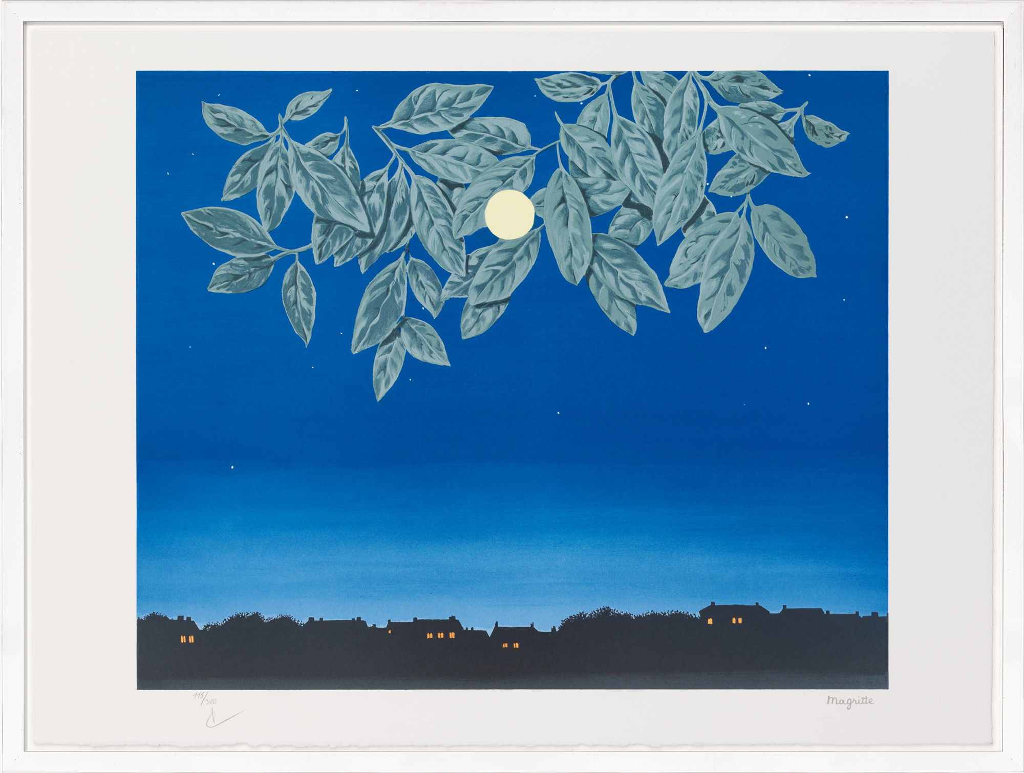 René Magritte: Bild ‚La page blanche‘ (2004)