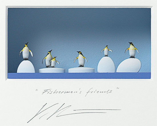 3D Picture "Fisherman's Friends", framed by Volker Kühn