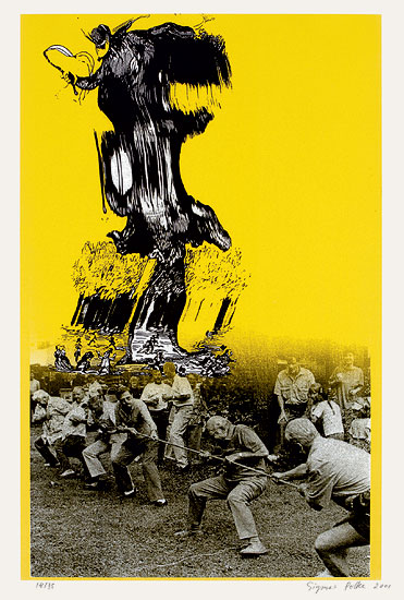 Sigmar Polke: Bild ‚Der Teufel von Berlin‘ (2001)