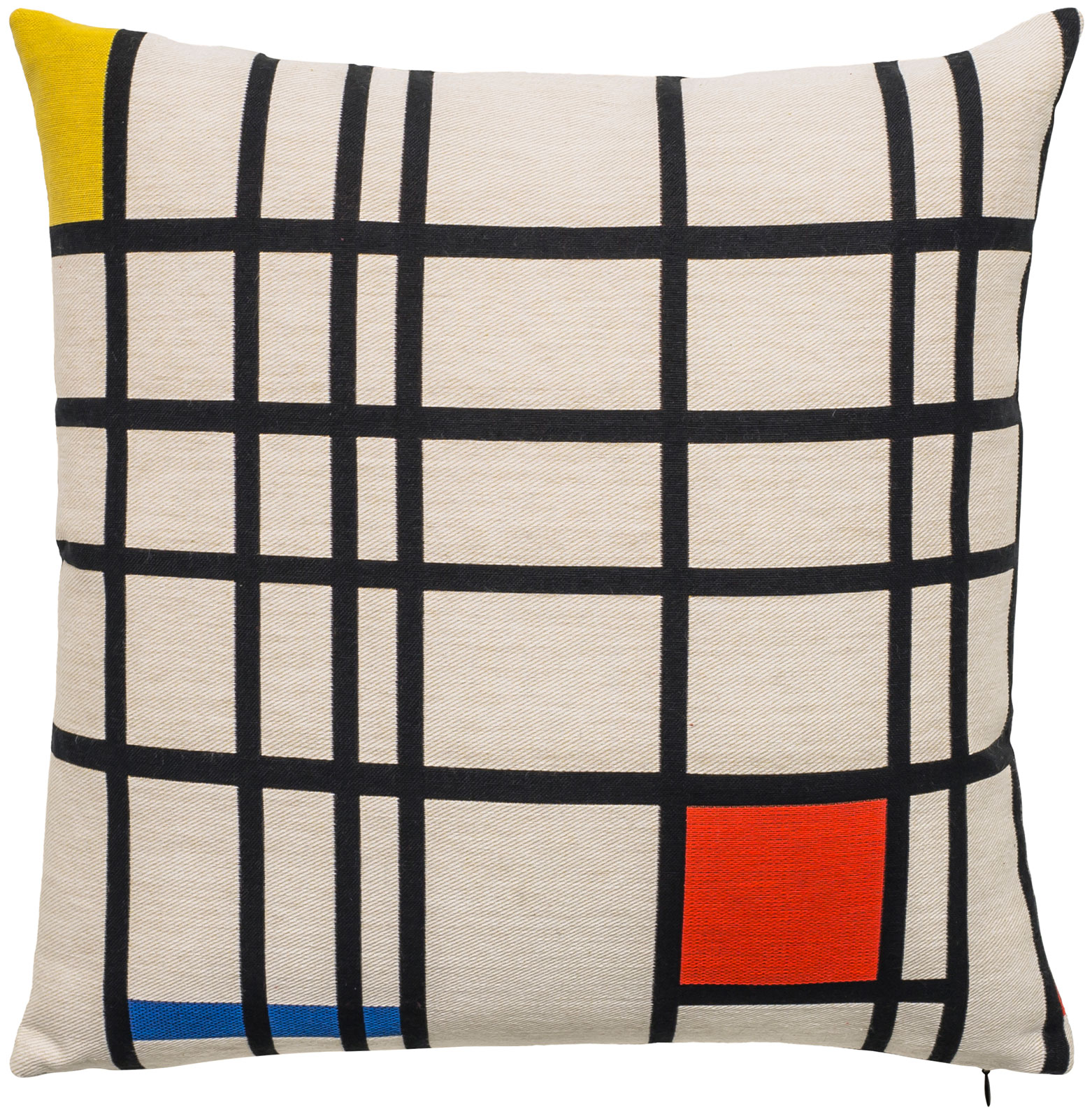 Cushion cover "Composition in Red, Blue and Yellow" by Piet Mondrian