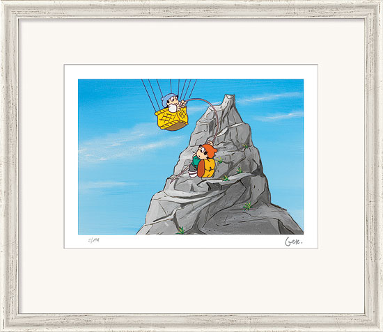 Picture "Towards the Top", framed by Wolf Gerlach