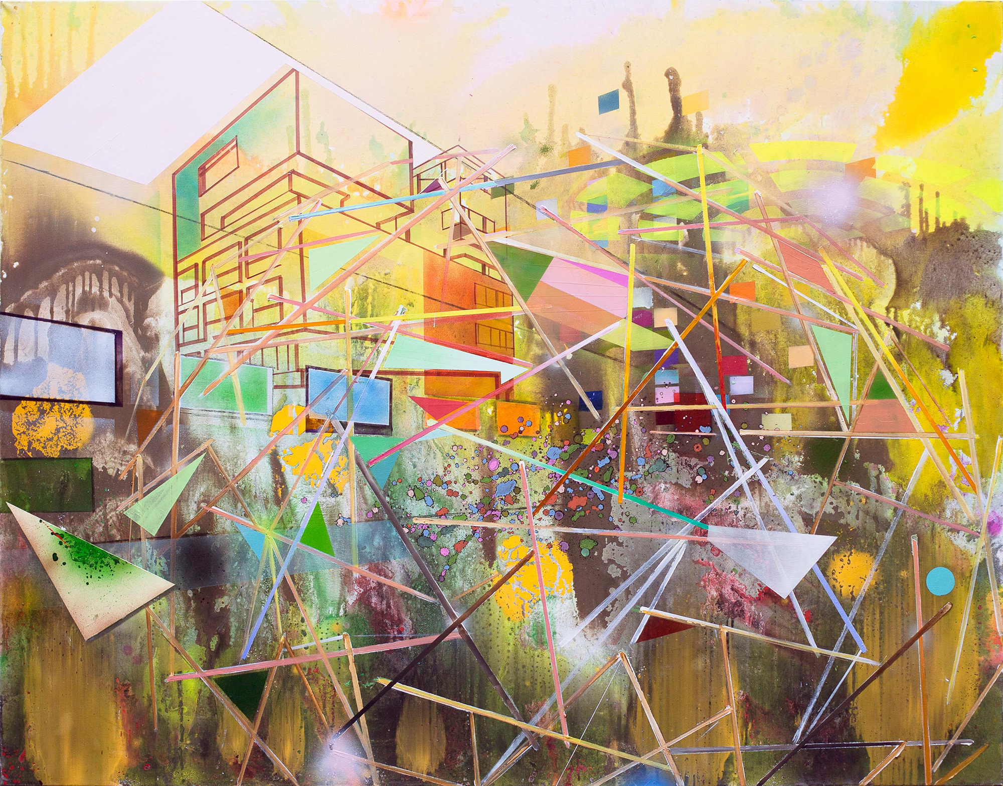 Sandra Lange: Bild ‚Galaktische Rotverschiebung‘ (2014) (Unikat)