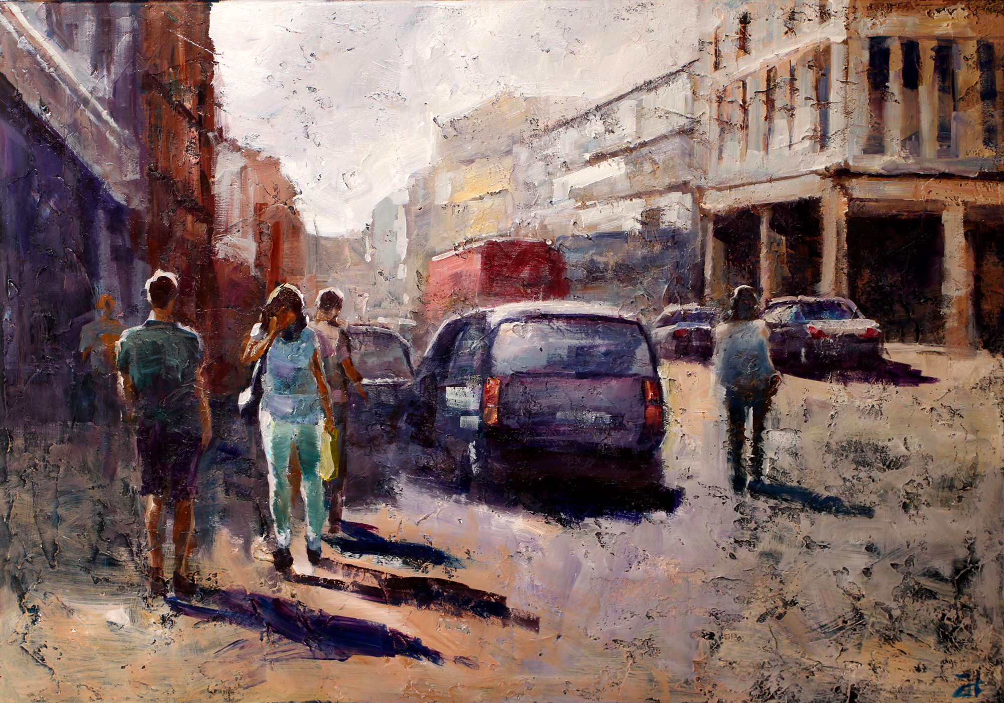 Julije Horvatic: Bild ‚Urban Life IV‘ (2018) (Unikat)