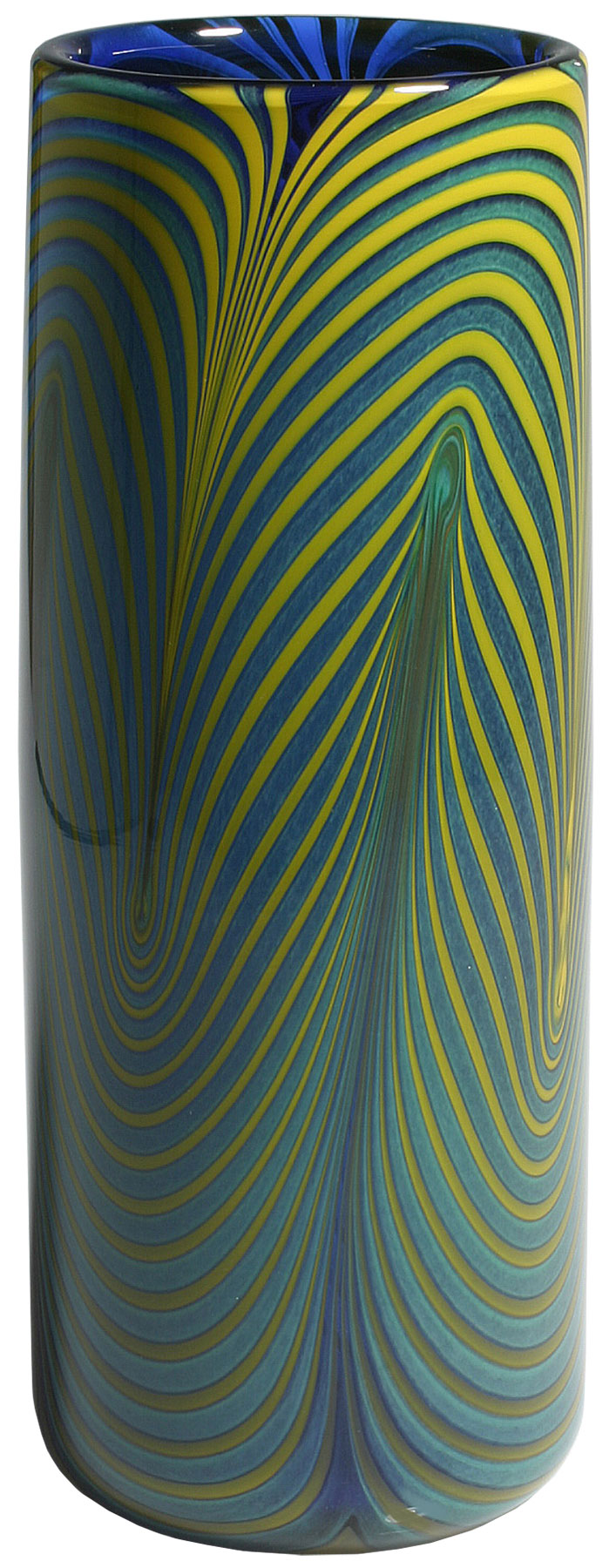 Glass vase "Ocean Dream" by Hans Wudy
