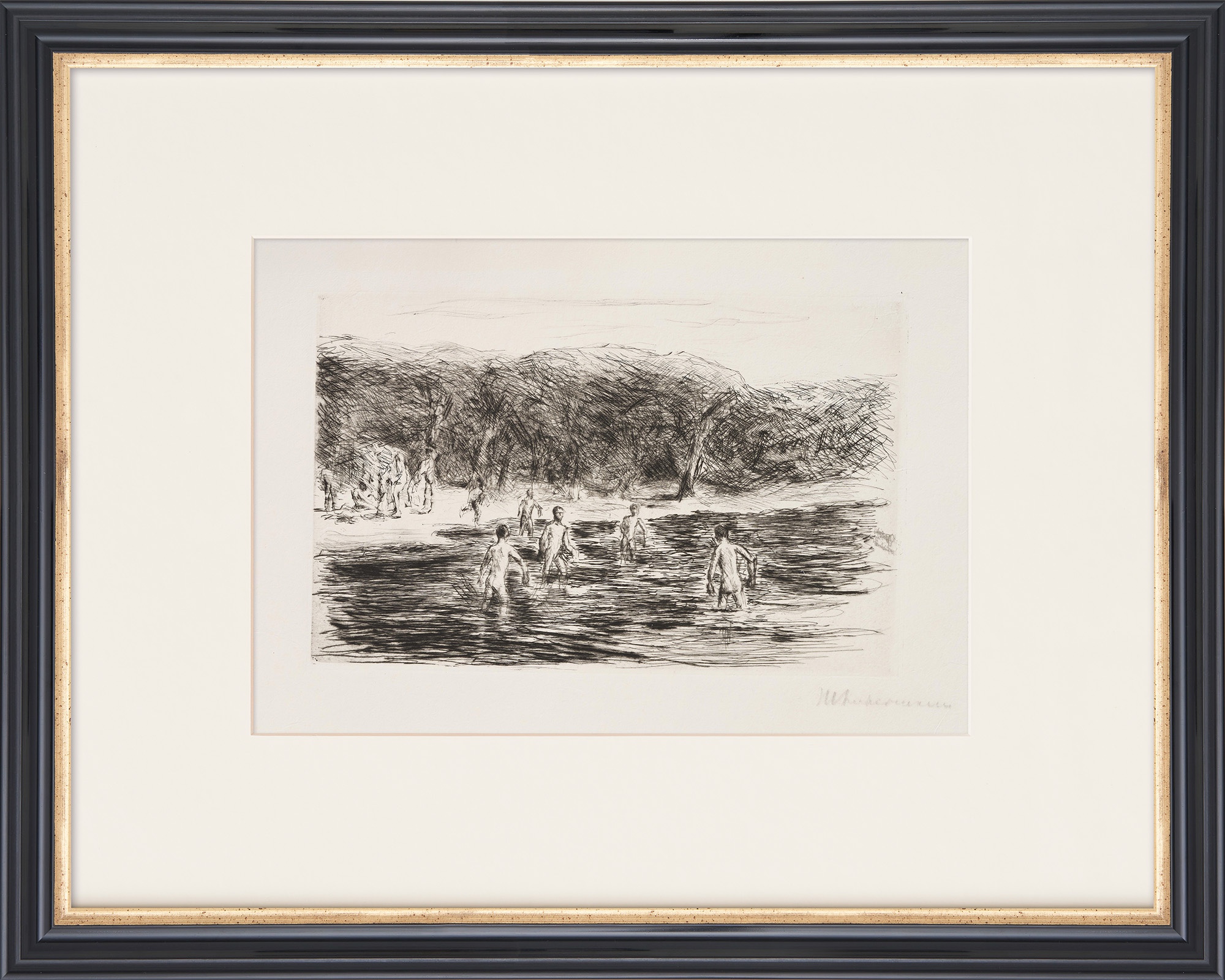 Max Liebermann: Bild ‚Badende Knaben‘