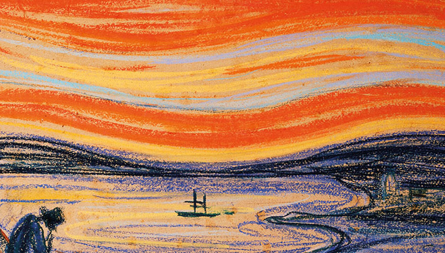 Bildausschnitt 'Der Schrei' von Edvard Munch