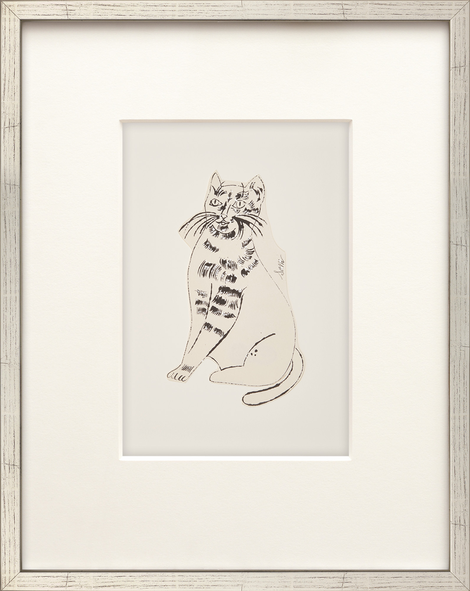 Andy Warhol: Bild ‚Sam, from ‘25 Cats Name Sam and One Blue Pussy‚ F.S. IV. 55‘ (1954)