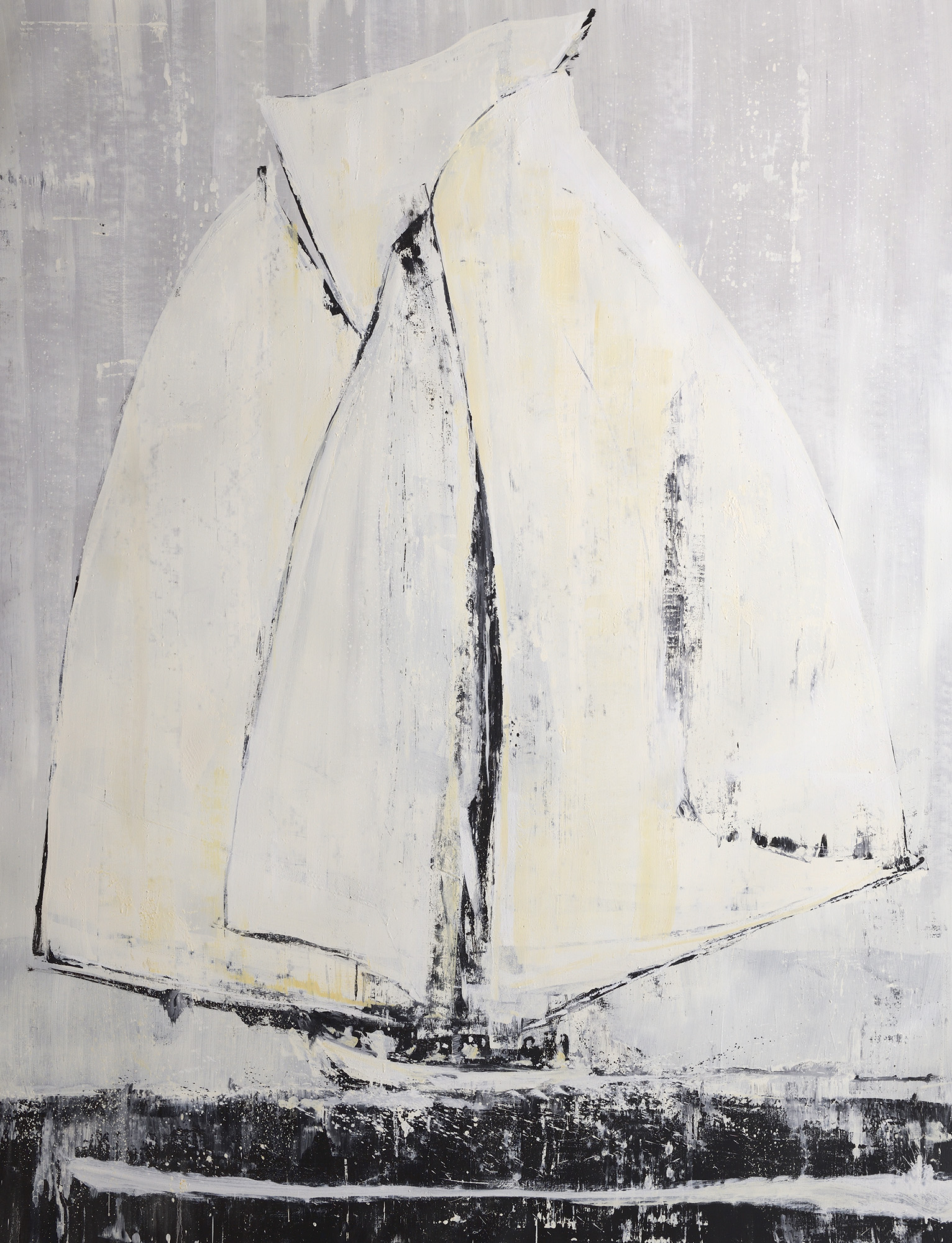 Lars Teichmann: Bild ‚yachtclub-001‘ (2021) (Unikat)
