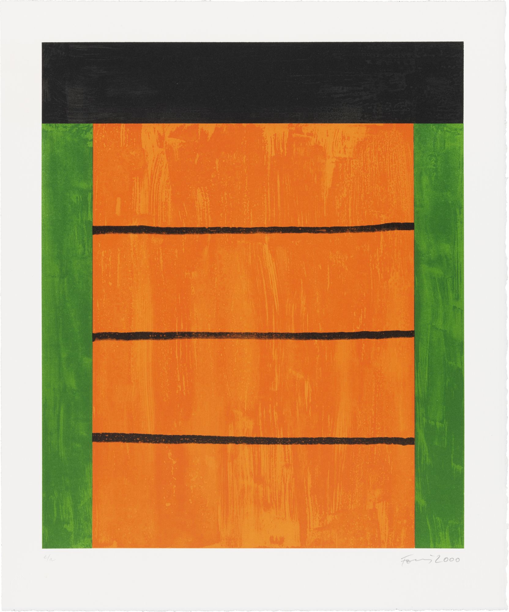 Günther Förg: Bild ‚Erker Suite 2000, Blatt 5‘ (2000)