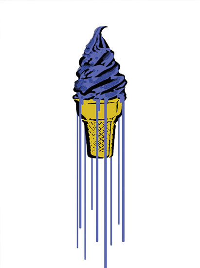 ELIOT theSuper: Bild ‚Blue Glitter Icecream‘ (2015)