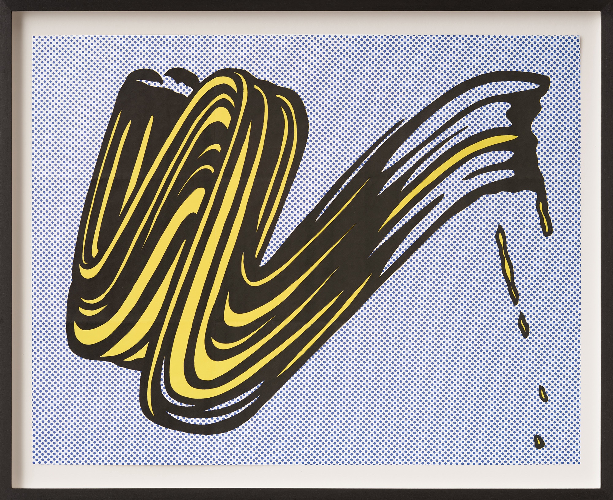 Roy Lichtenstein: Bild ‚Brushstroke (Mailer)‘ (1965)