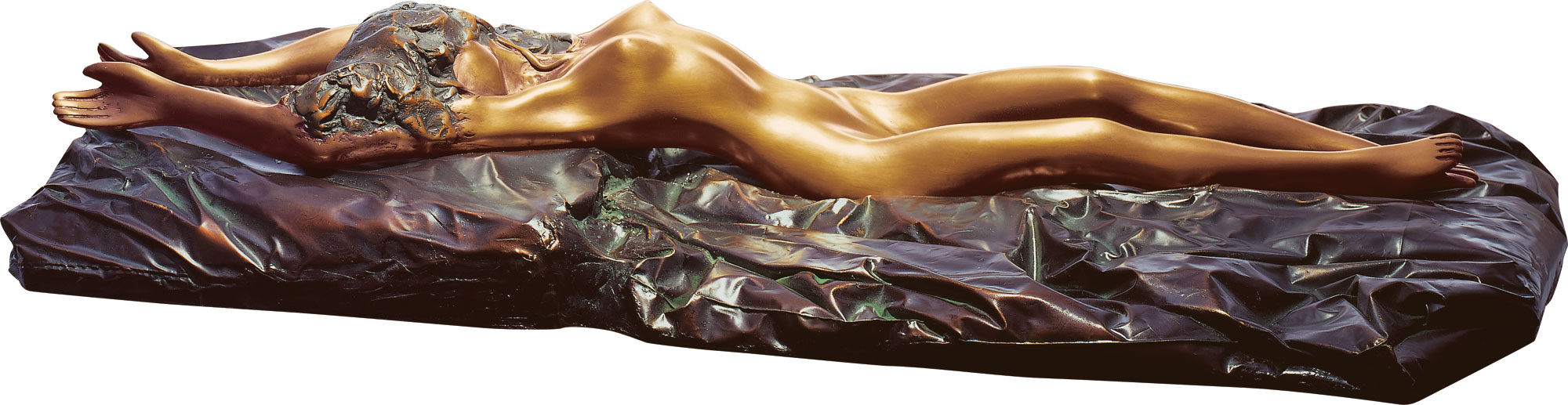 Skulptur "La Riposata", Bronze von Bruno Bruni