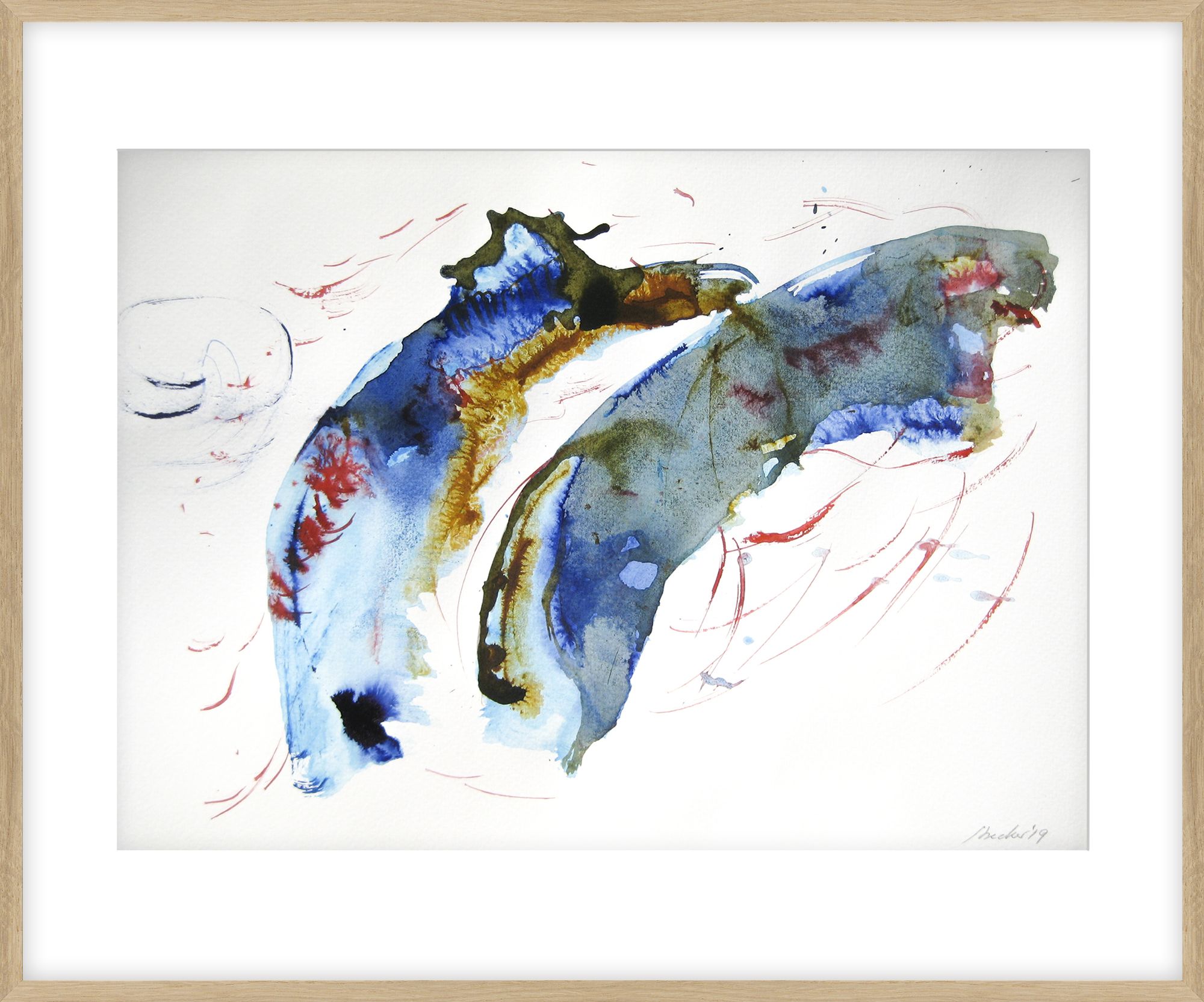 Renée Strecker: Bild ‚Pas de deux I‘ (2019) (Unikat)
