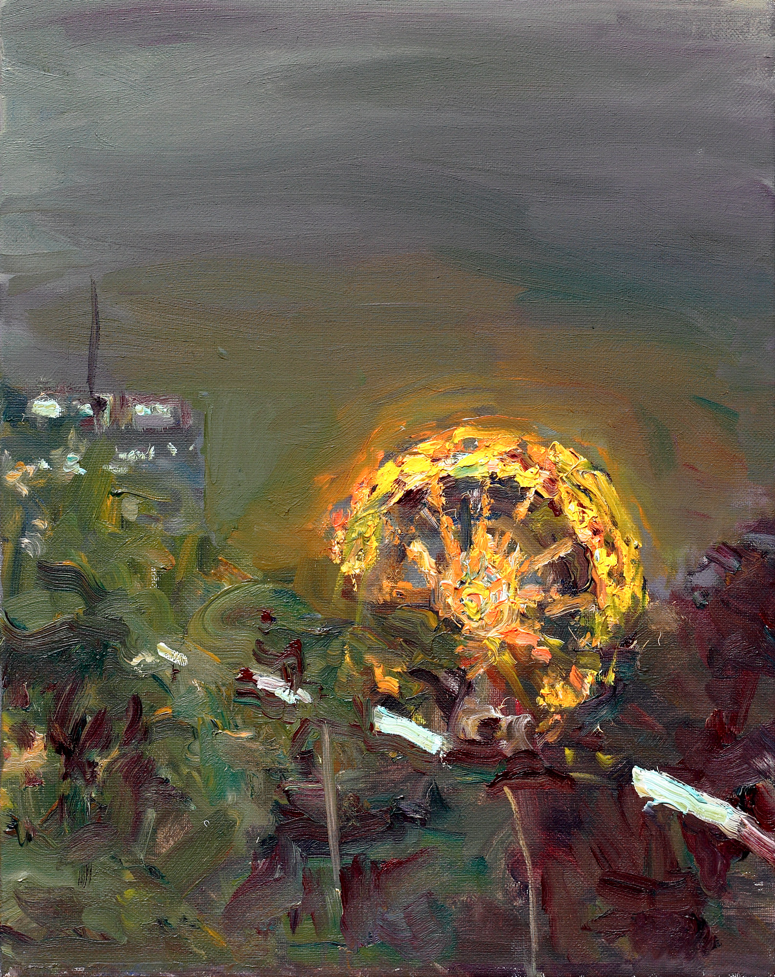 André Krigar: Bild ‚Riesenrad (Blick zum ‚Dom)‘ (2017) (Unikat)